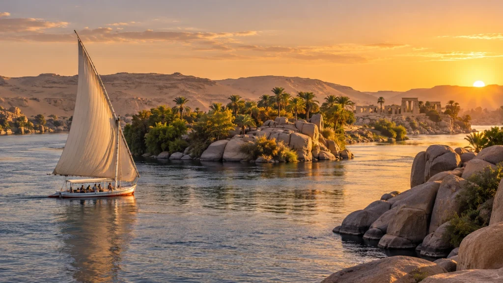 Tour To Nilometer, Manial Palace And City Of The Dead With Felucca Ride